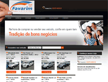 Tablet Screenshot of favarimveiculos.com.br